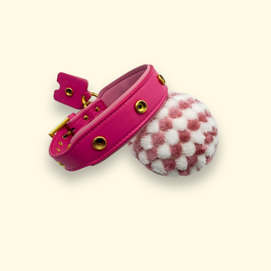 Blush Pink Interchangeable Charm Collar for Cats & Dogs