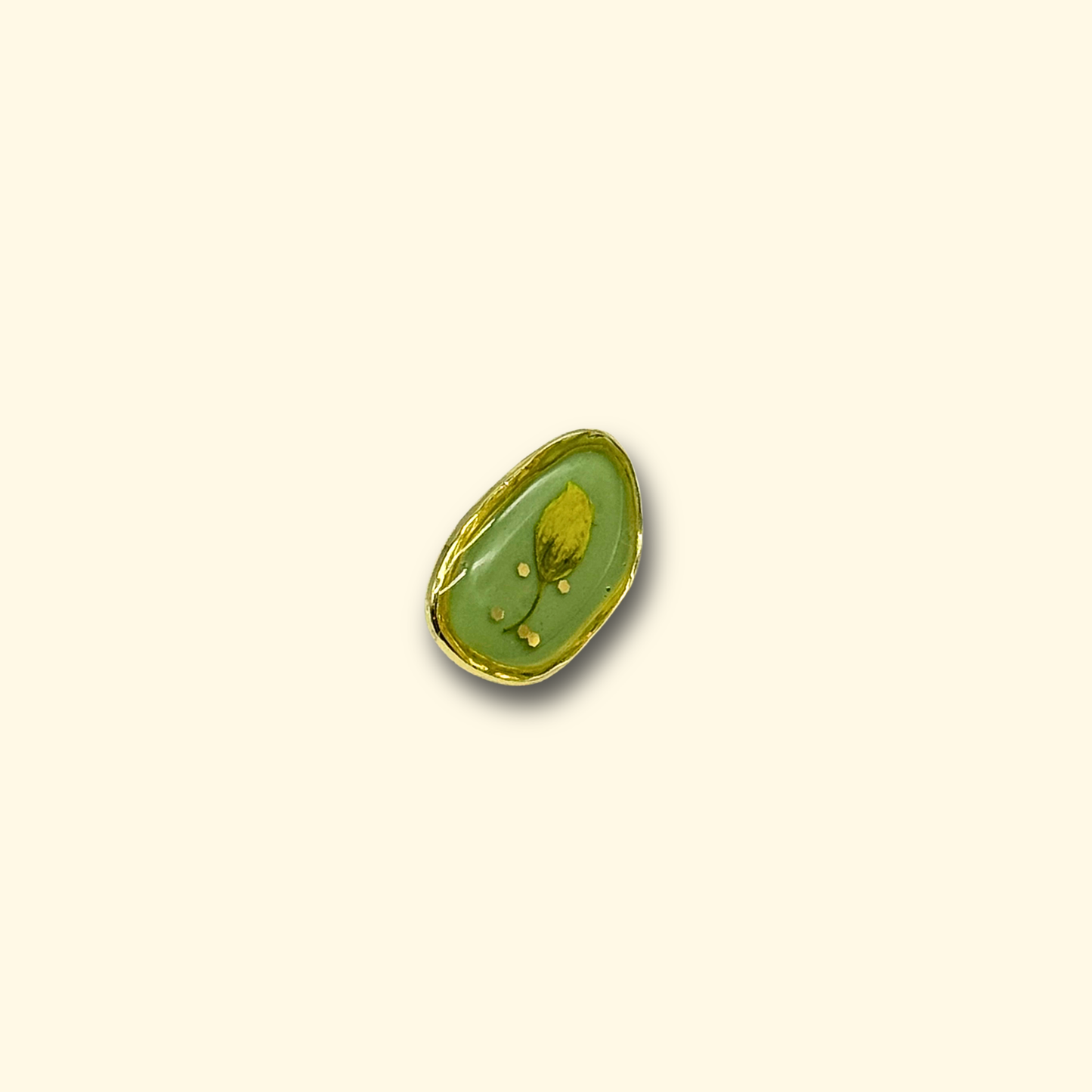 Botanical Beauty pet charm with floral accents, offering a fresh and vibrant touch to your pet's collar with botanical details