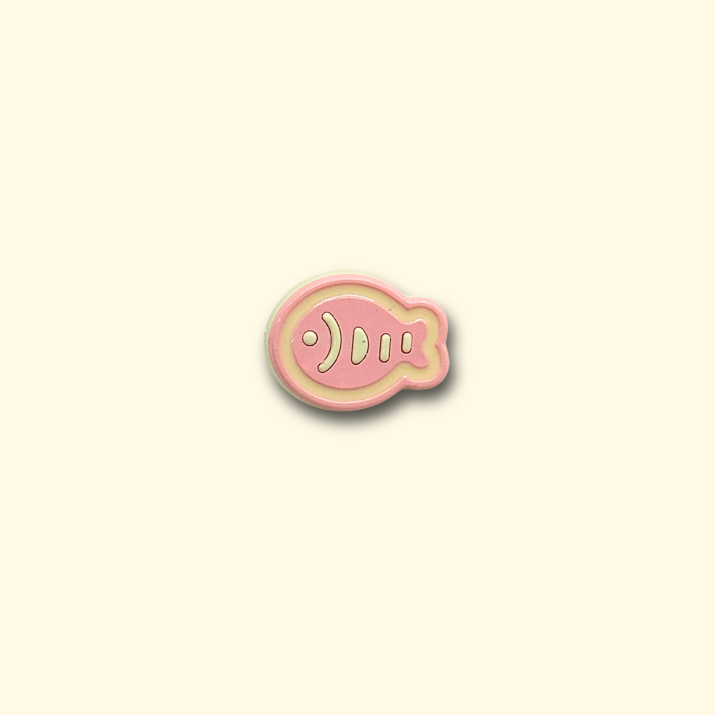 Cute Fish Charm for Pet Collar | Pink Pop Art Style