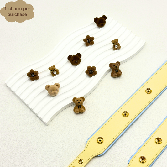 Cozy Teddy Snap Charms