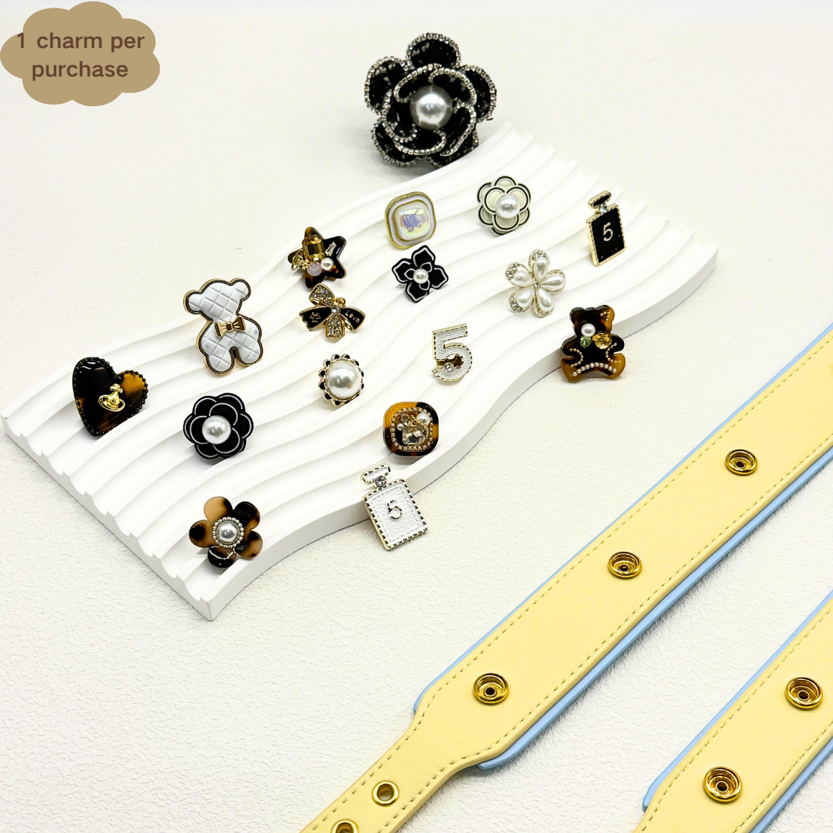 Luxury Pearl Snap Charms