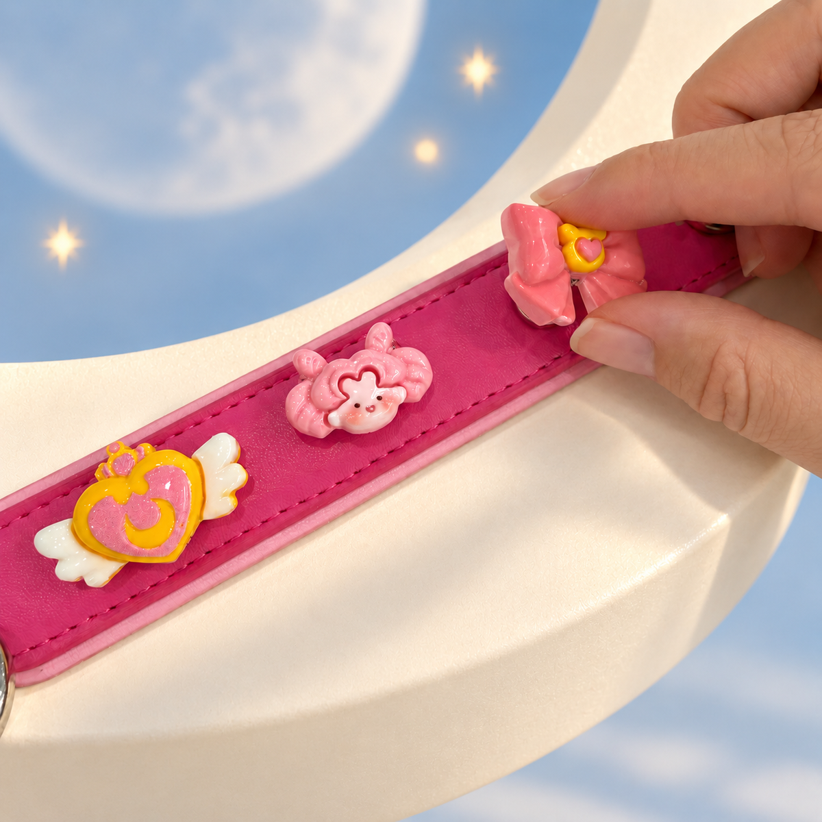 Magical Girl Pet Collar Charm
