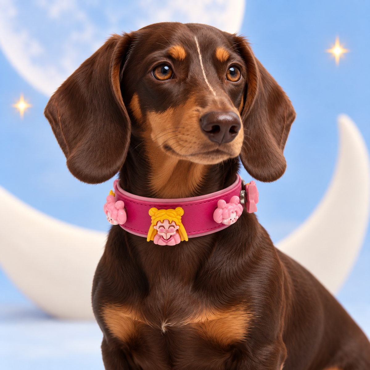 Magical Girl Pet Collar Charm