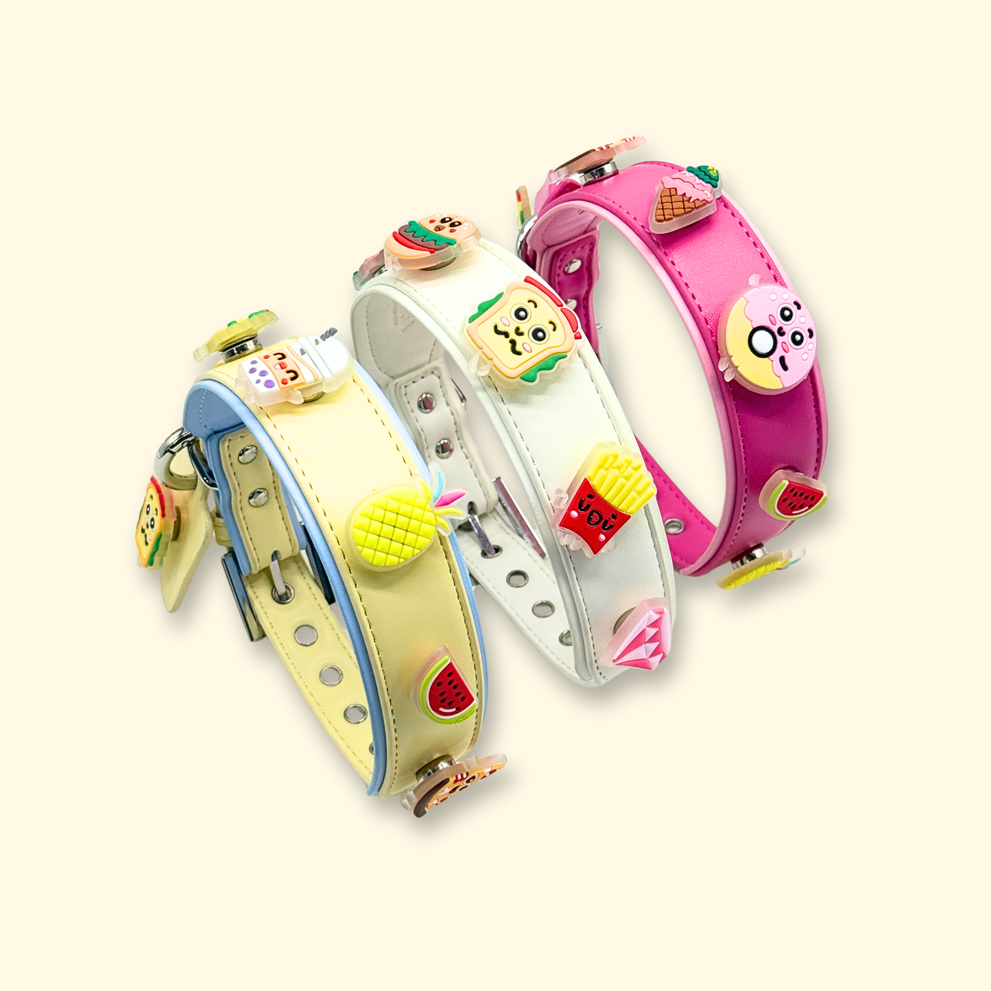 stylish interchangeable dog collar charms for trendy small dogs and puppies