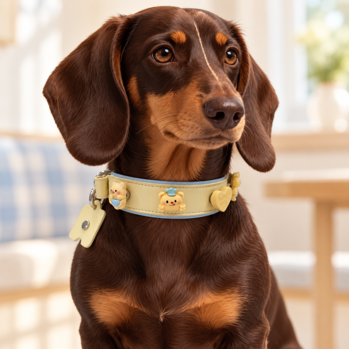 Yellow Bear Dog Collar Charms