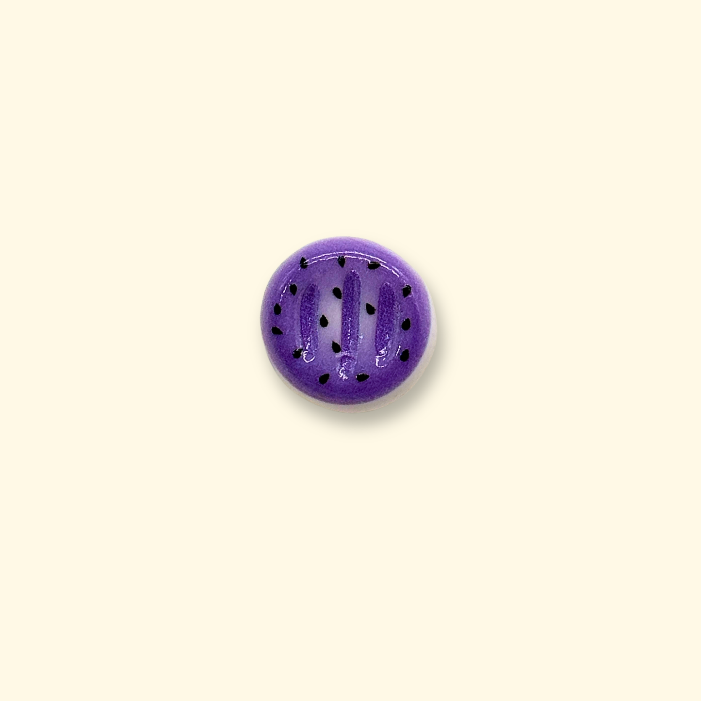 Blueberry Biscuit Donut Charm for Pet Collars, Adorable Dog Accessory