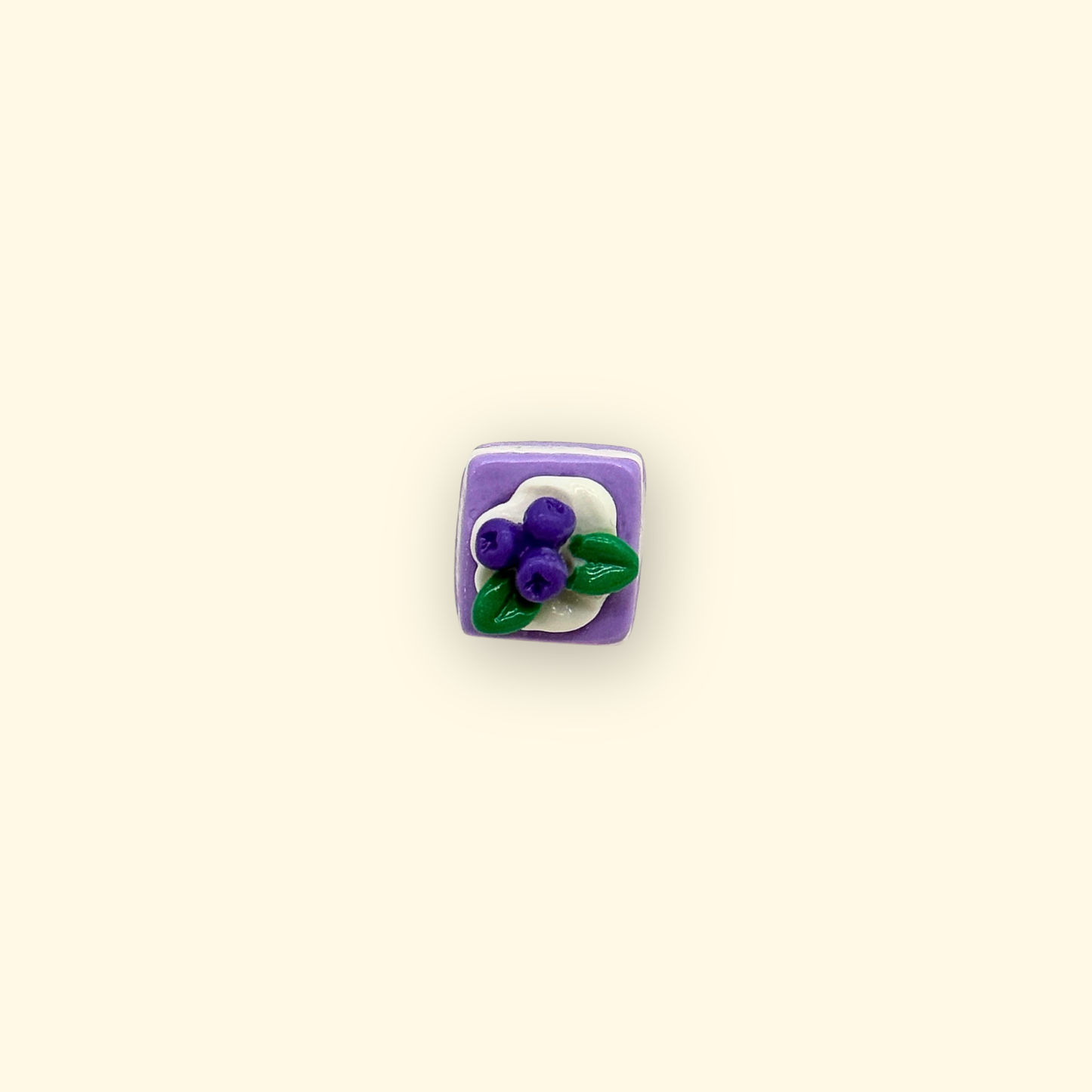 blueberry cake pet charm for aesthetic dog collar styling
