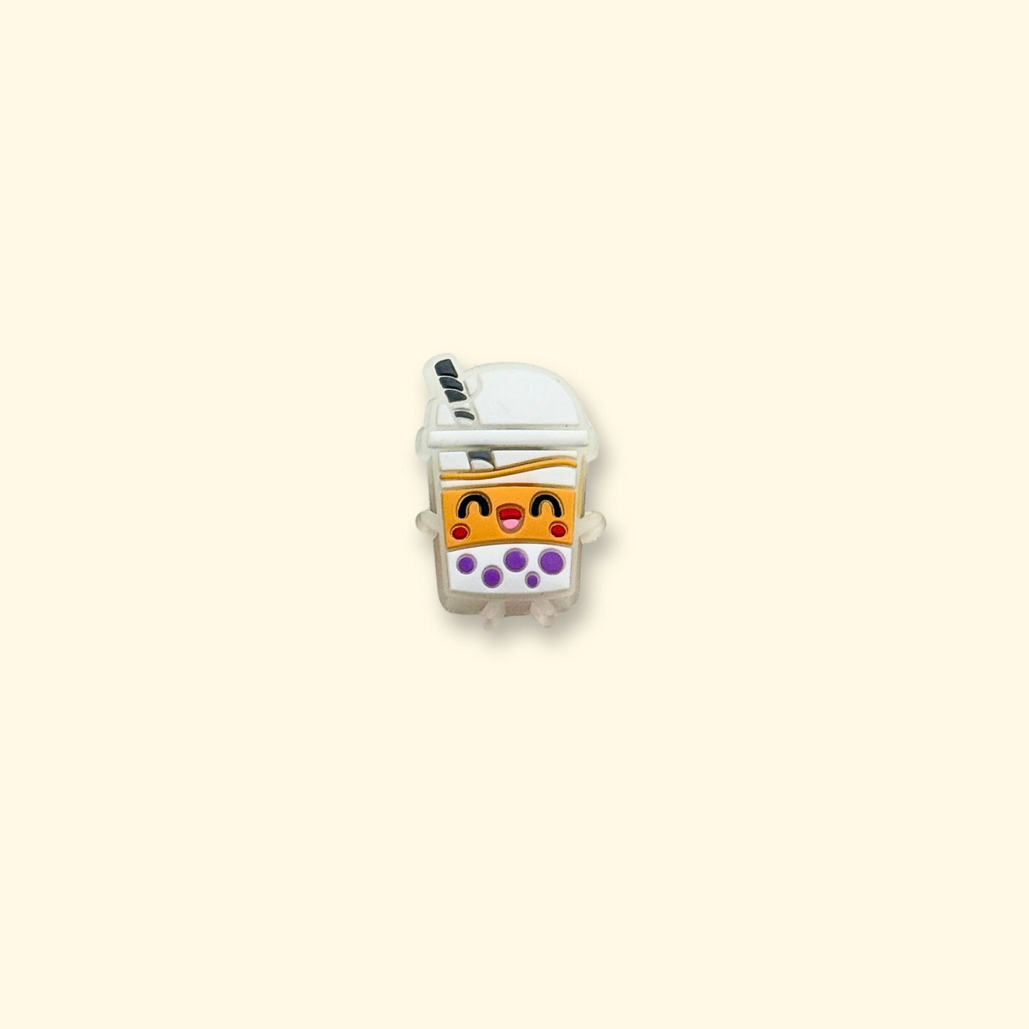 kawaii boba tea dog collar charm for interchangeable collars