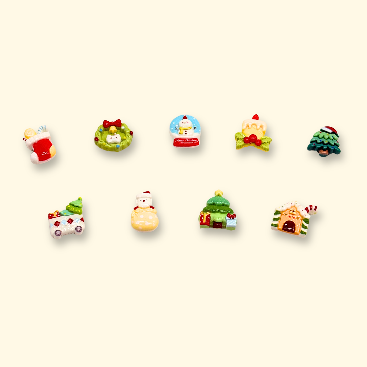 Beautiful Christmas pet collar charms with festive designs like Santa, Snowman, Christmas Tree, and more, adding holiday cheer to your pet.