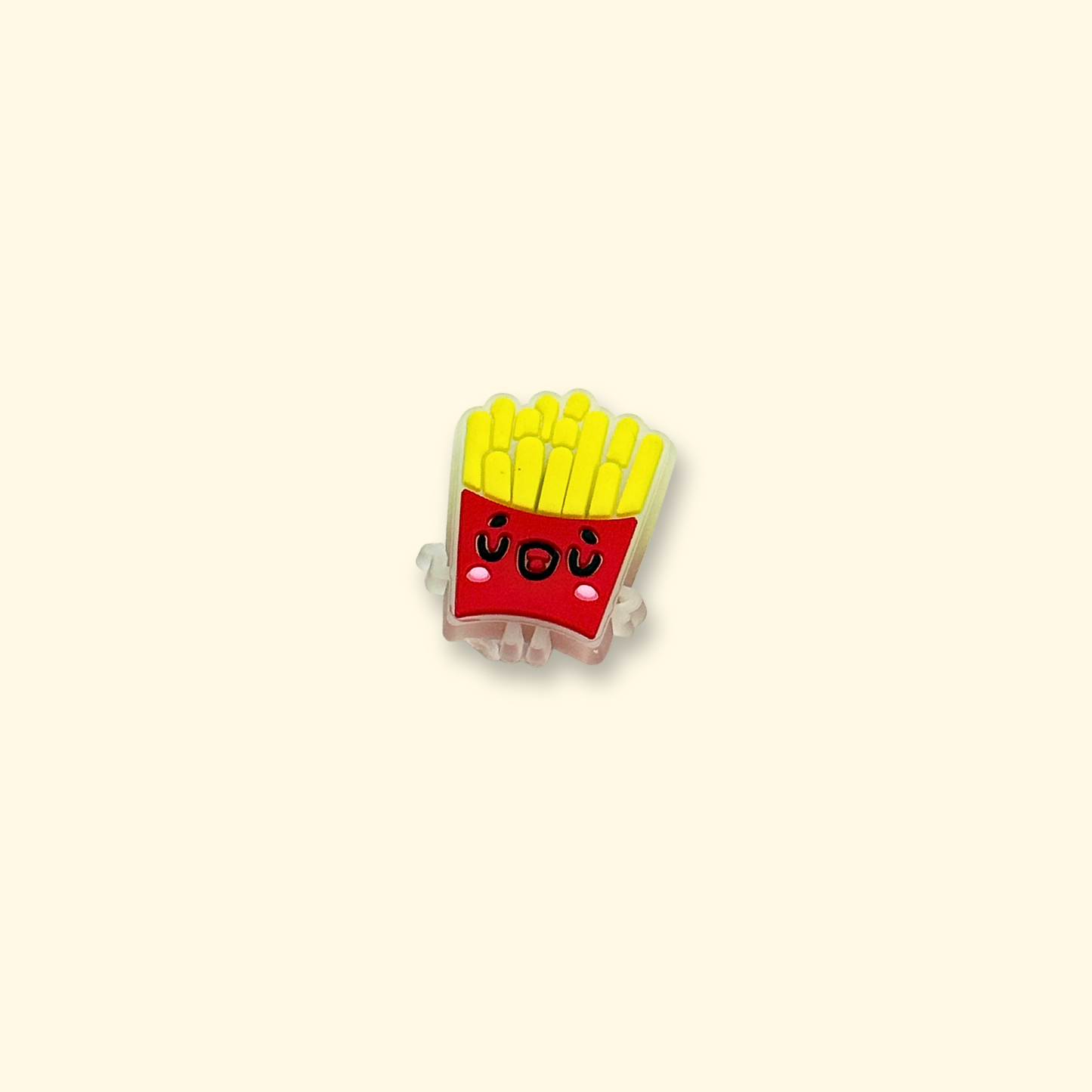 french fries dog collar charm for cute foodie pet accessories