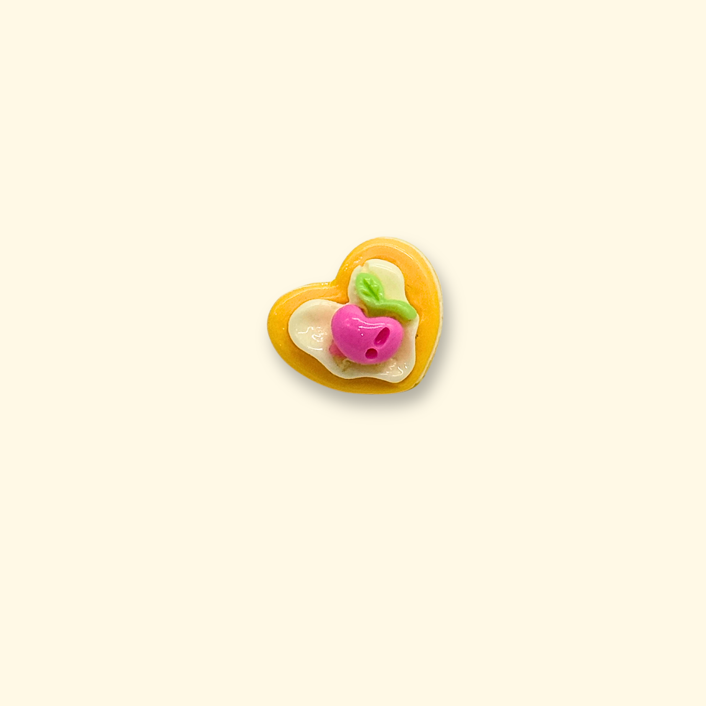 heart cherry dessert charm for cute dog collar accessories