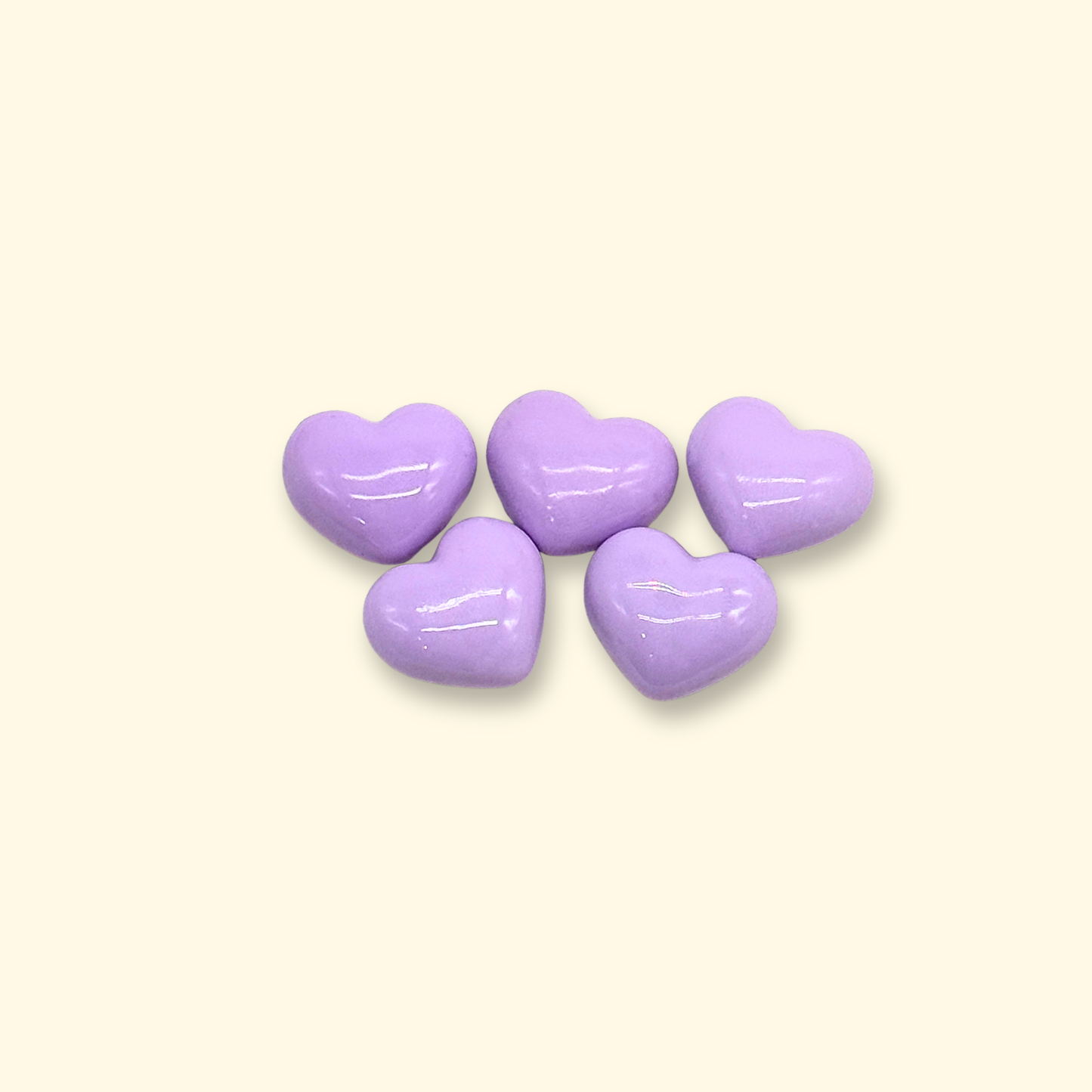 lavender heart dog collar charm for pastel pet accessories