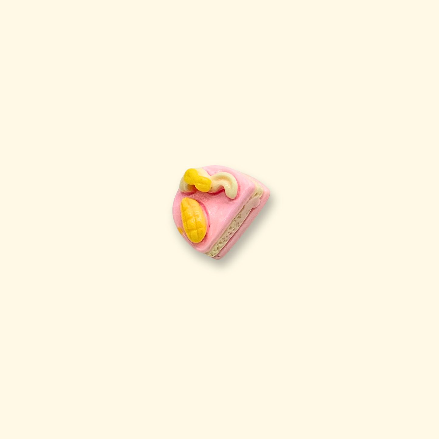 pink mango cake dog collar charm for cute pet accessories