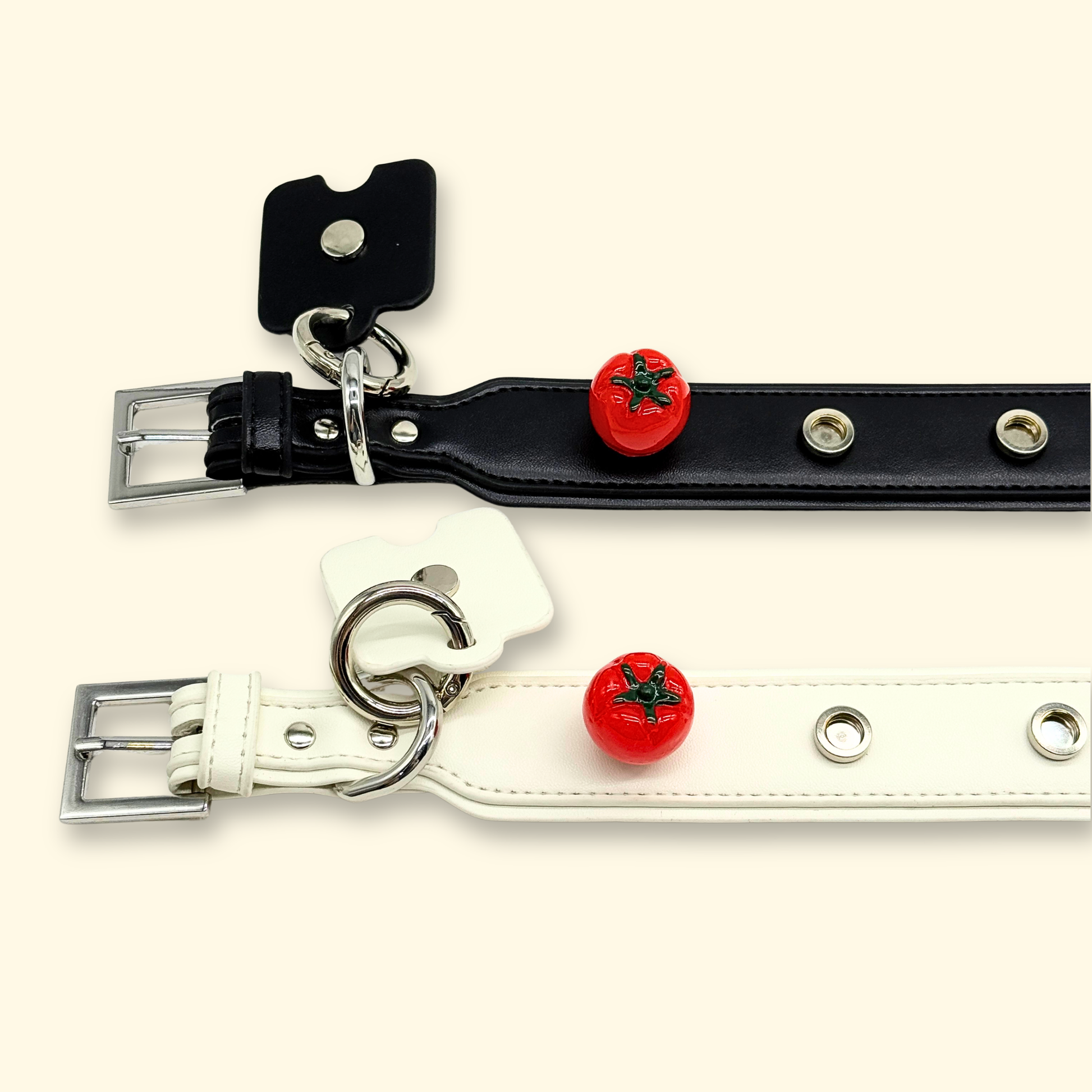 Cute Tomato Accessory for Pet Collars - Add Fun Style