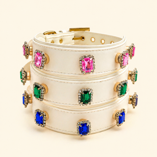 Custom Diamond Pet Collar | Sparkling Jewelry for Pets, Symbolizing Uniqueness