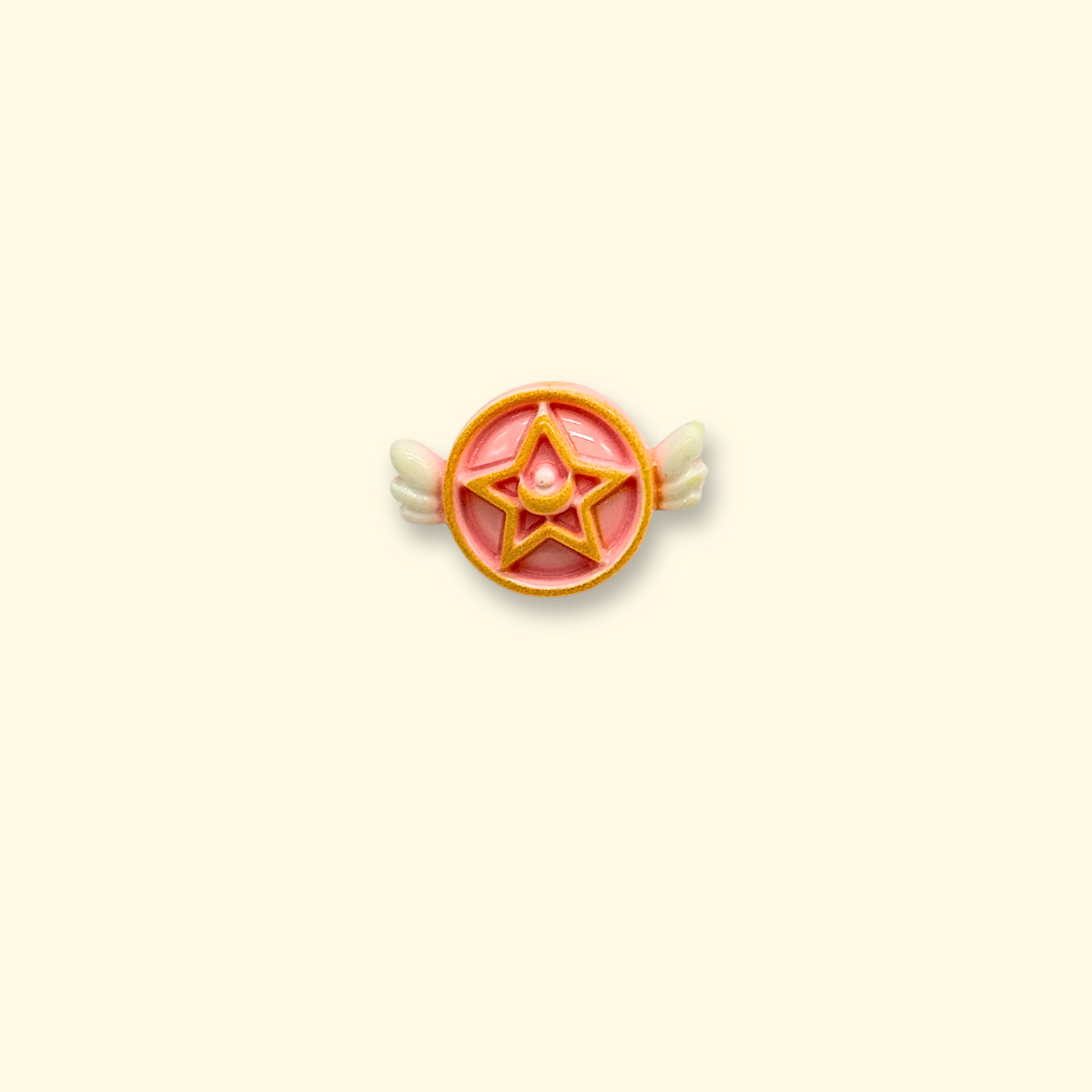 winged star charm for customizable pet collars