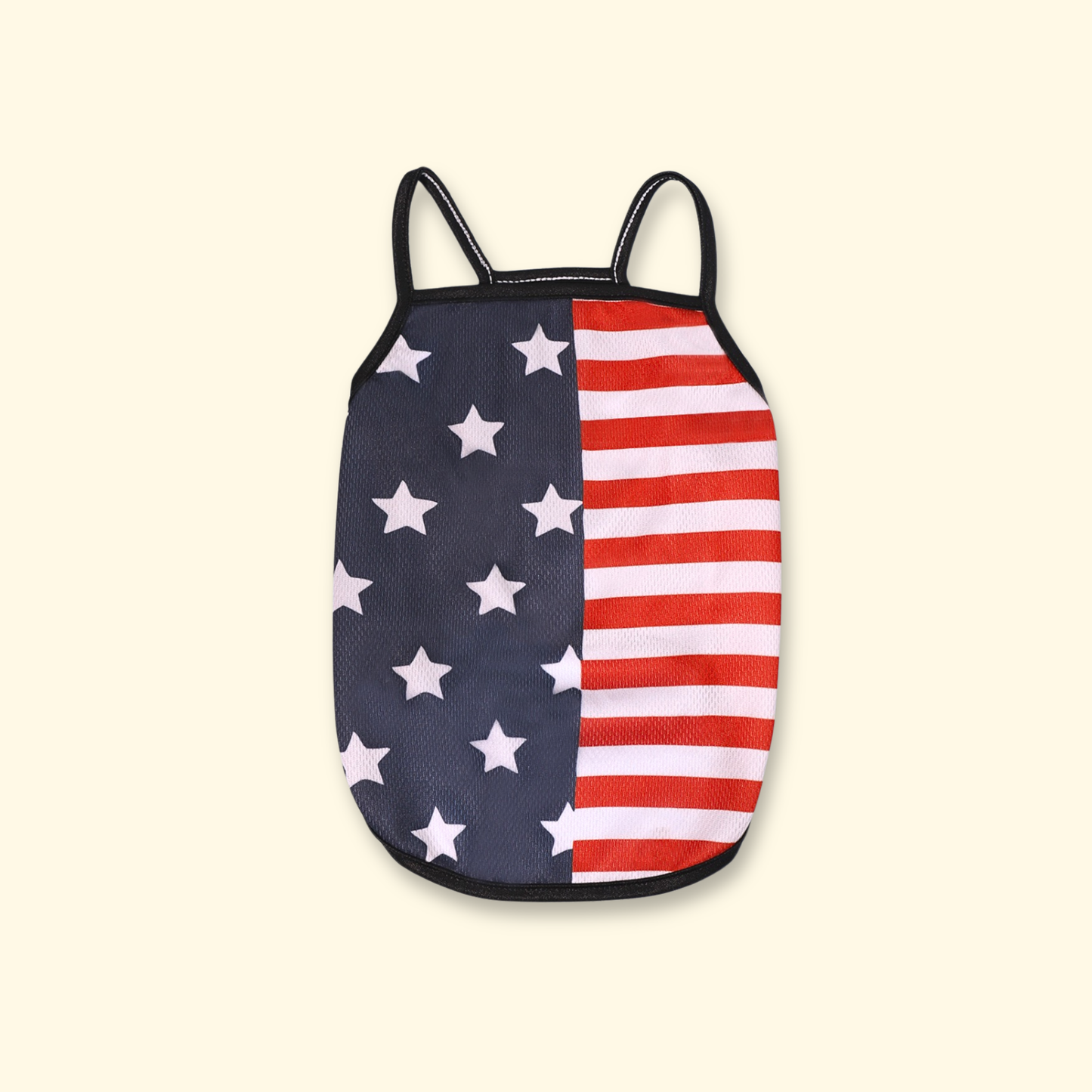 Patriotic American flag dog tank top for small dogs