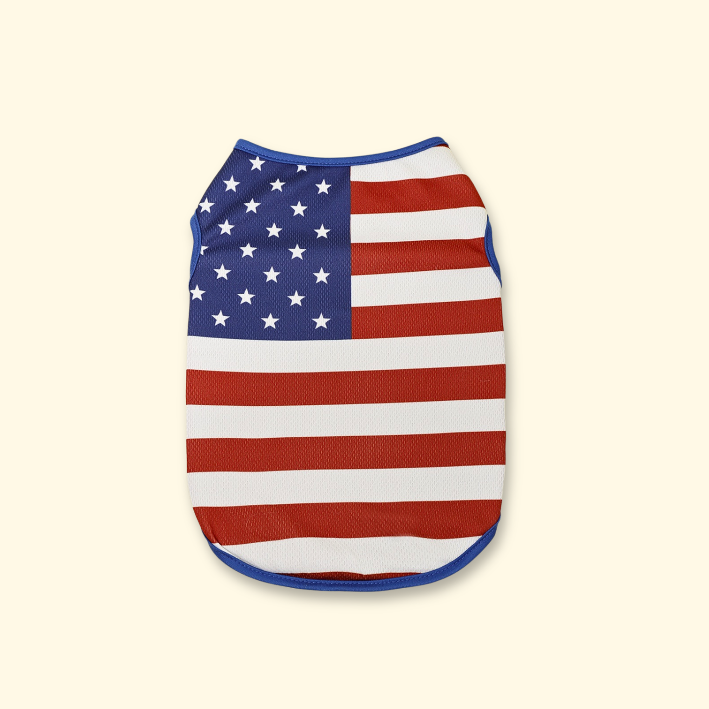 Patriotic American flag dog tank top for small dogs
